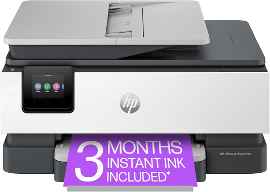 HP OfficeJet Pro 8125e Wireless All-in-One Color Inkjet Printer
