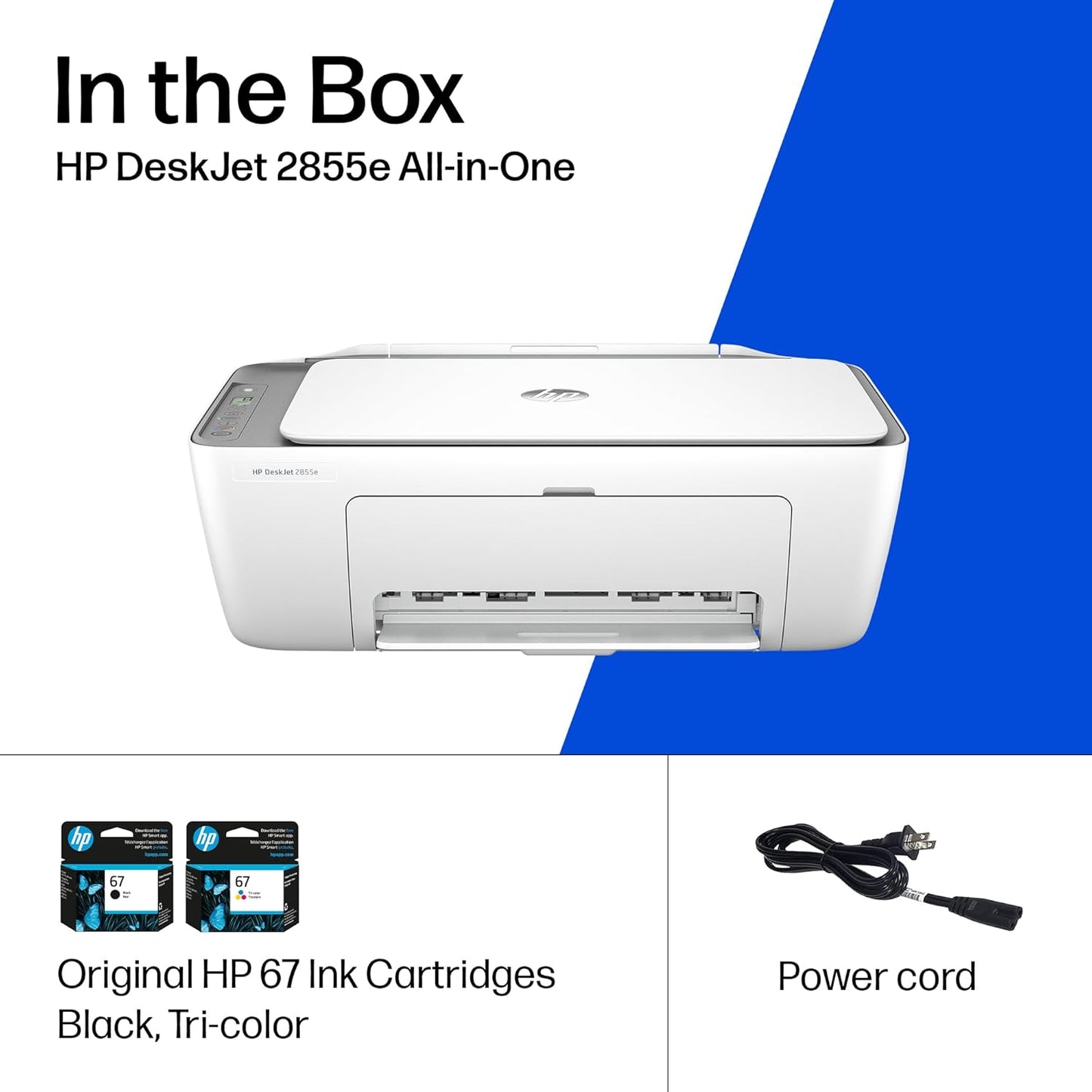 HP DeskJet Wireless All-in-One Color Printer | DJ2855E