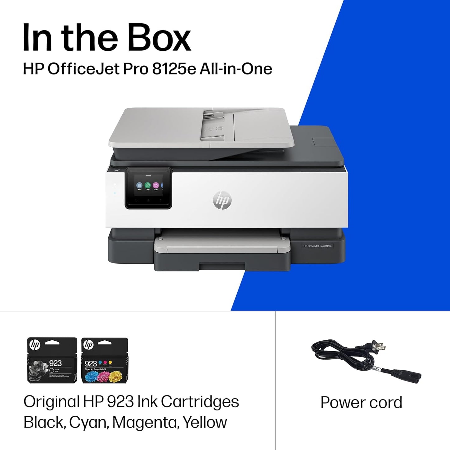 HP OfficeJet Pro 8125e Wireless All-in-One Color Inkjet Printer