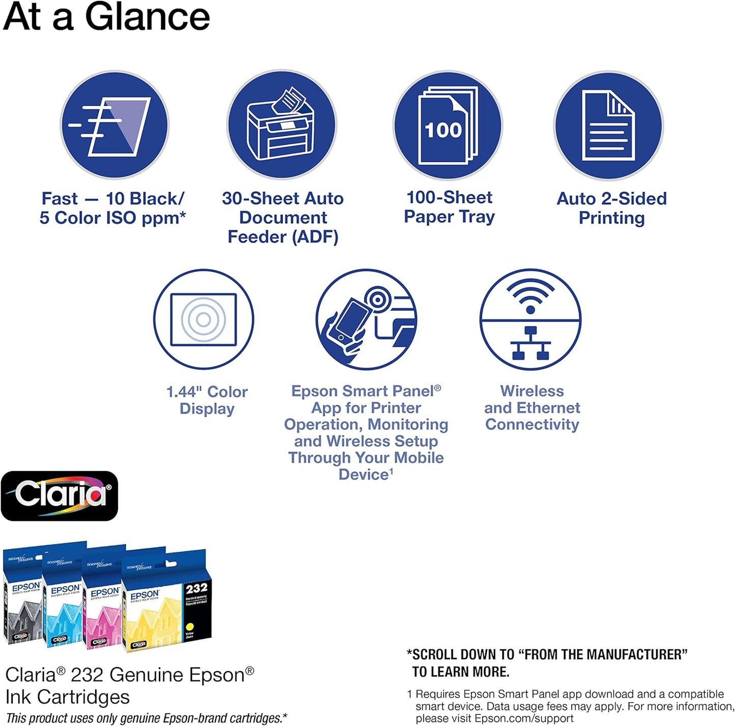 Epson Workforce Wireless All-in-One Printer | WF2930